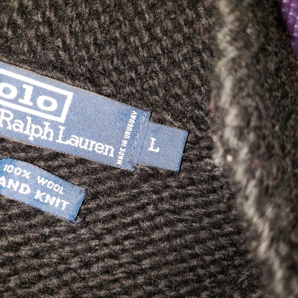 RL southwestern cowhican chunky cardigan L - Picture 5 of 10